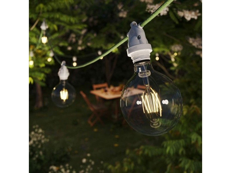 Поставка за Лампи Creative Бял E27