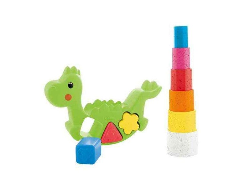 Център за дейности Dino Lino Chicco 2 в 1 (9 pcs)