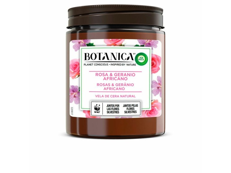 Ароматизирана Свещ Air Wick Botanica Здравец рози 205 g