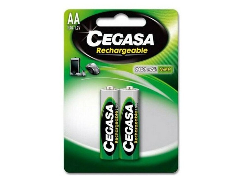 Зареждащи се батерии Cegasa 104371 2100 mAh (2 uds)