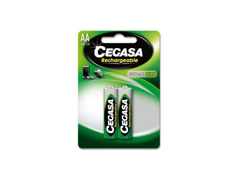 Зареждащи се батерии Cegasa 104371 2100 mAh (2 uds)