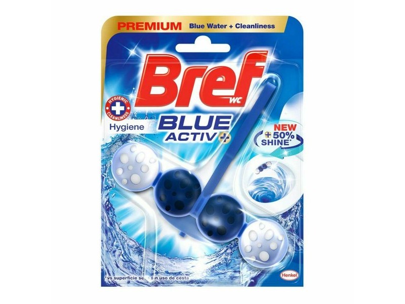 Освежител за тоалетна Bref Blue Activ Aqua Door Hanger 125 ml