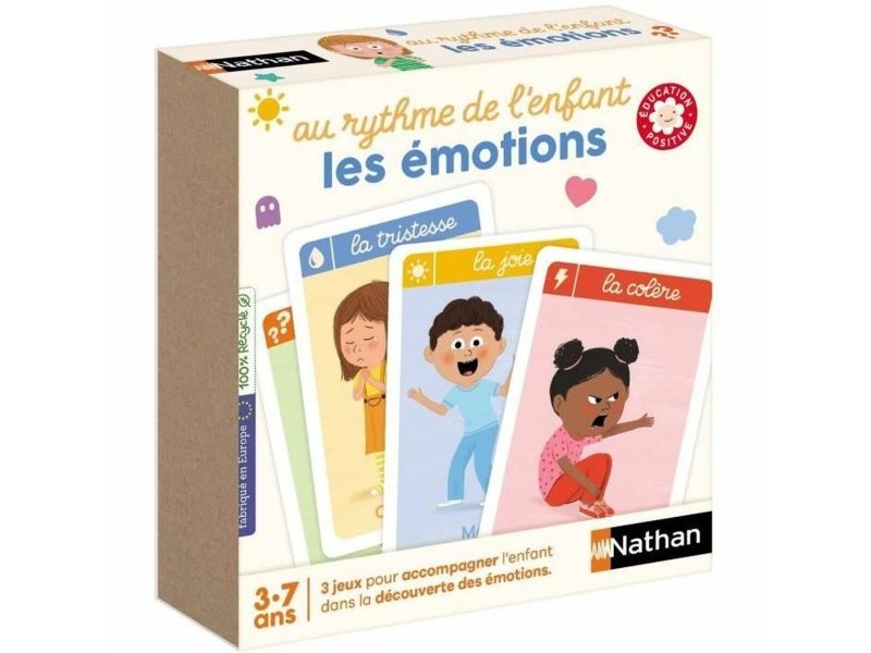 Образователна Игра Nathan Au rythme de l´enfant les émotions (FR)