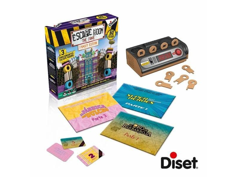 Настолна игра Diset Escape Room Family Edition ES
