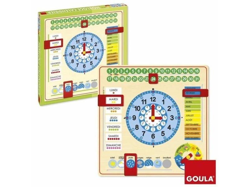 Образователна Игра Goula Calendar clock
