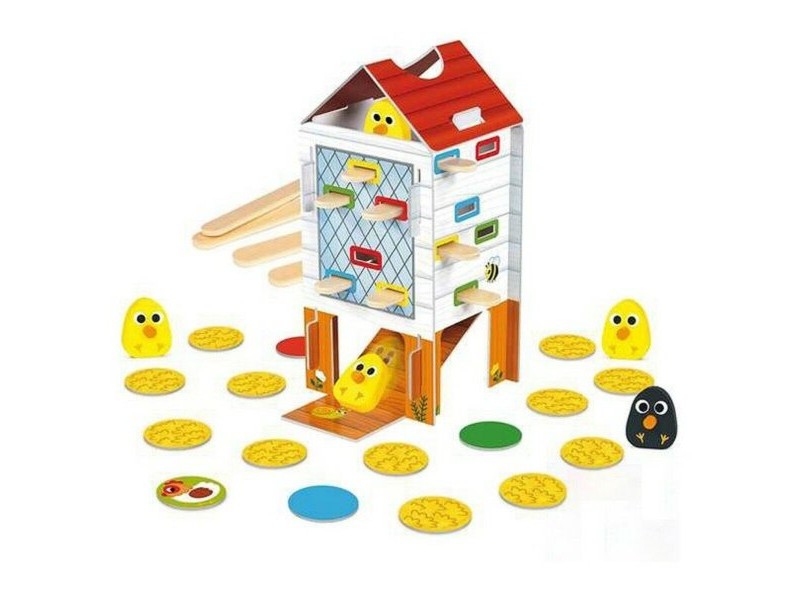 Бебешка Игра за Умения HAPPY CHICKEN Goula 53170
