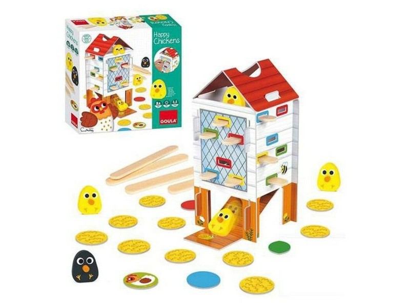 Бебешка Игра за Умения HAPPY CHICKEN Goula 53170
