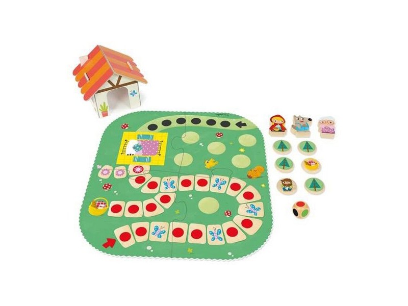 Образователна Игра Goula Little Red Ridding Hood 9 Части