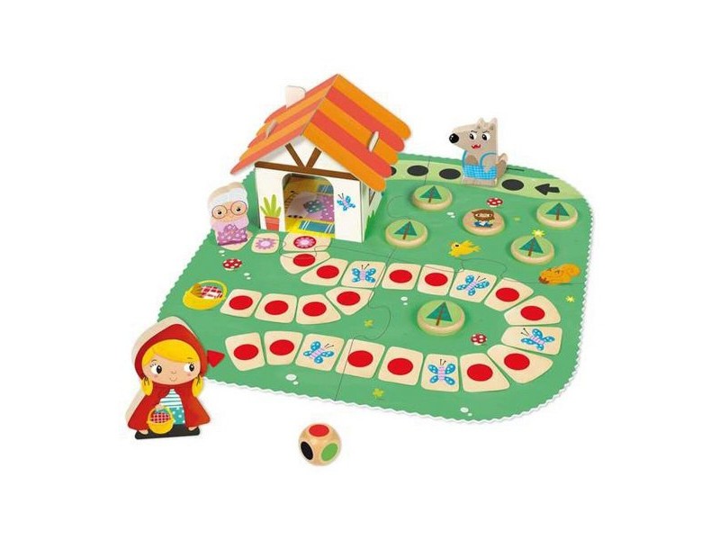 Образователна Игра Goula Little Red Ridding Hood 9 Части