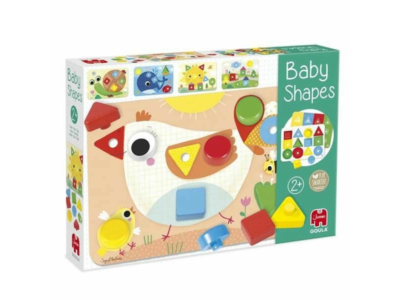 Детски Пъзел Goula Baby Shapes Многоцветен