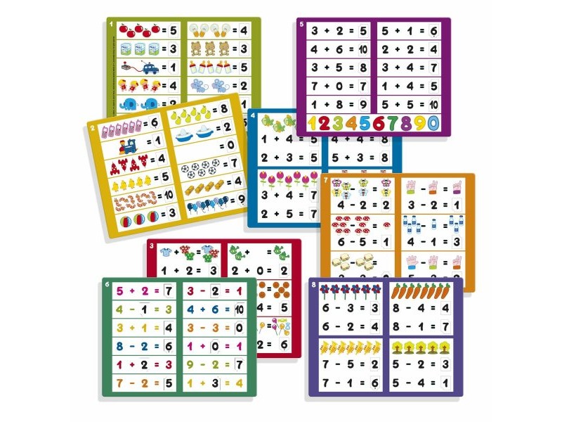 Образователна Игра Diset 63752 Игра Научи Събиране и Изваждане