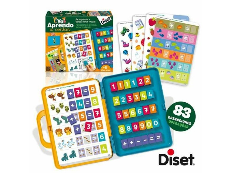 Образователна Игра Diset 63752 Игра Научи Събиране и Изваждане