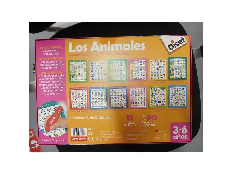 Образователна Игра Diset The animals Молив Светлини Със звук (ES)