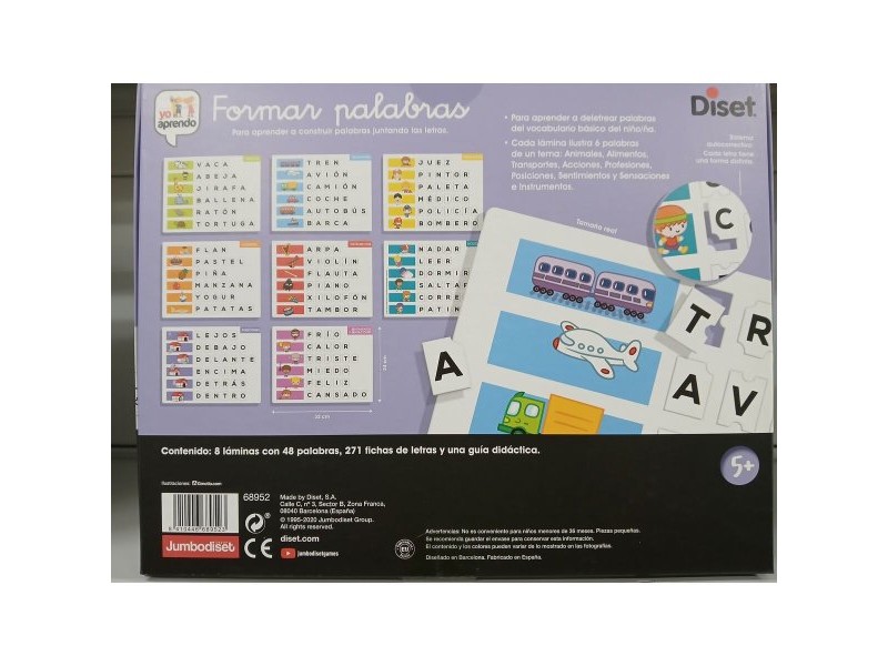 Образователна Игра Diset Create Words (ES)