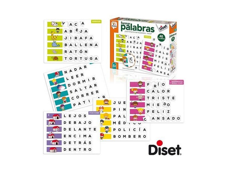 Образователна Игра Diset Create Words (ES)