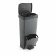 Кошче за Рециклирани Отпадъци SP Berner Антрацит 10 L 30 L x 2 Пластмаса 3 Отделения (1 броя)