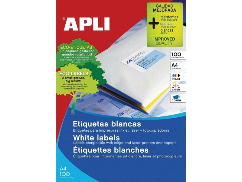 Стикери Apli 01263 Бял