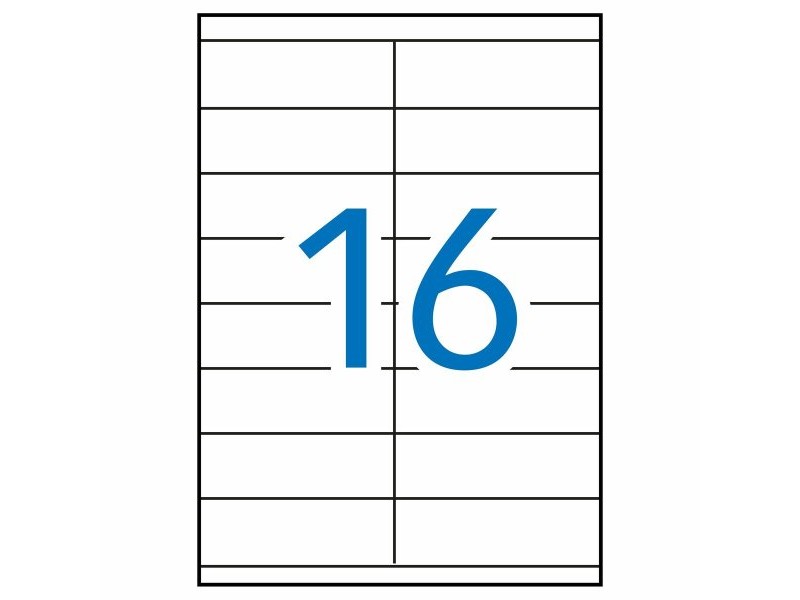 Стикери Apli 01287 Бял 100 Листи 105 x 35 mm Стикери Apli 01287 Бял 100 Листи 105 x 35 mm