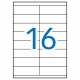 Стикери Apli 01287 Бял 100 Листи 105 x 35 mm Стикери Apli 01287 Бял 100 Листи 105 x 35 mm