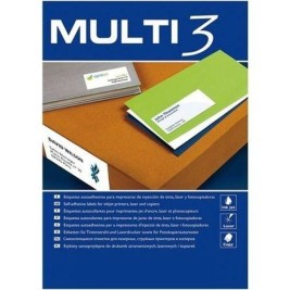 Етикети за принтер MULTI 3 Бял прав 100 Листи 105 x 35 mm
