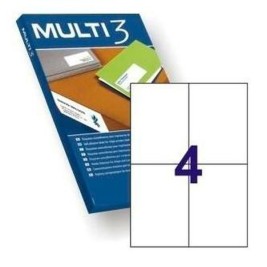 Етикети за принтер MULTI 3 Бял прав 100 Листи 105 x 148 mm (4 броя)
