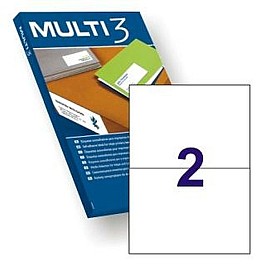 Етикети за принтер MULTI 3 Бял прав 100 Листи 500 Листи 210 x 148 mm