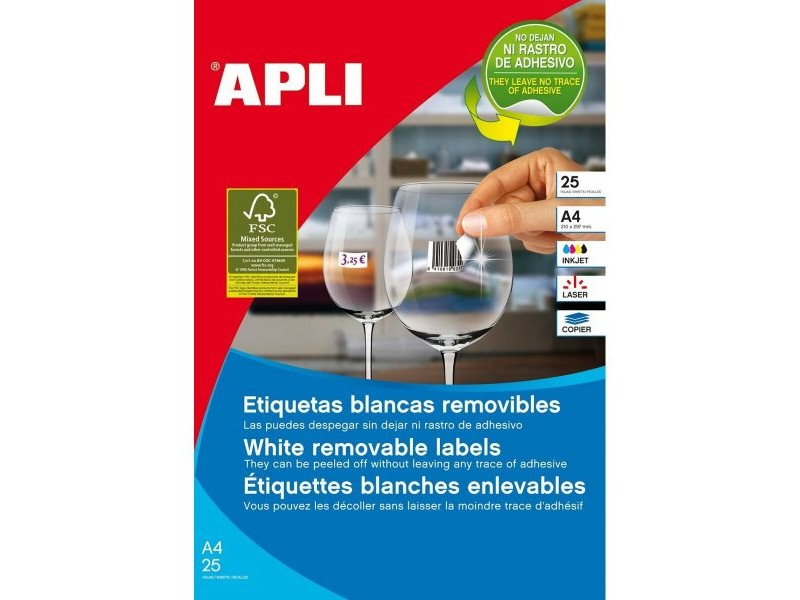 Стикери Apli 10198 Прозрачен