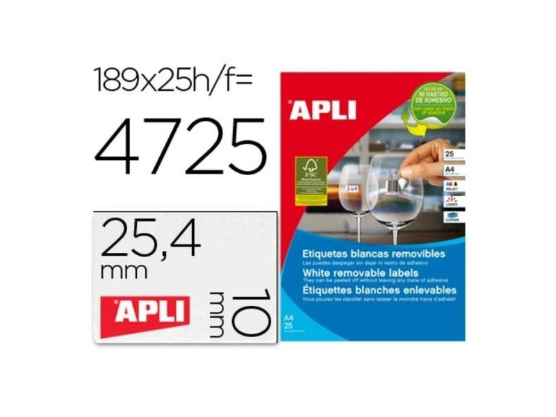 Стикери Apli 10198 Прозрачен