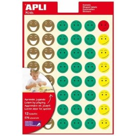 Стикери Apli Многоцветен (5 броя)