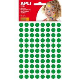 Стикери Apli Kids Gomets Зелен Кръгъл (10 броя)