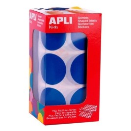Стикери Apli Син Кръгъл