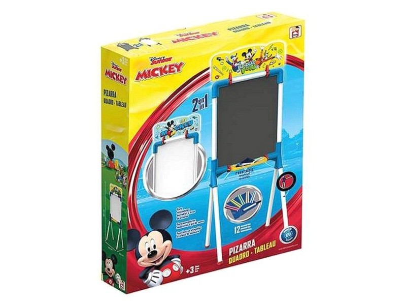 Дъска за Писане 2 в 1 Mickey Mickey Mouse 37 x 32 x 98 cm (12 pcs) (37 x 32 x 98 cm)