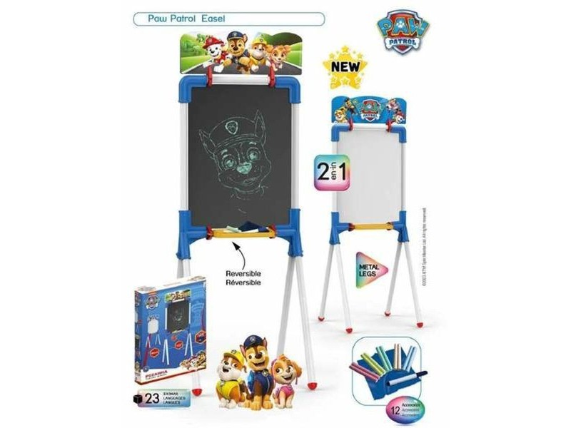 Двустранна Шистова Дъска The Paw Patrol 37 x 32 x 98 cm Двустранна Шистова Дъска The Paw Patrol 37 x 32 x 98 cm