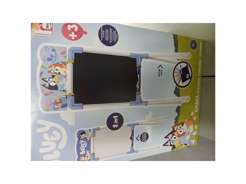Двустранна Шистова Дъска Chicos Bluey 37 x 32 x 98 cm Двустранна Шистова Дъска Chicos Bluey 37 x 32 x 98 cm