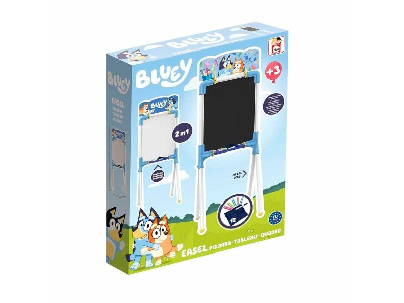Двустранна Шистова Дъска Chicos Bluey 37 x 32 x 98 cm Двустранна Шистова Дъска Chicos Bluey 37 x 32 x 98 cm
