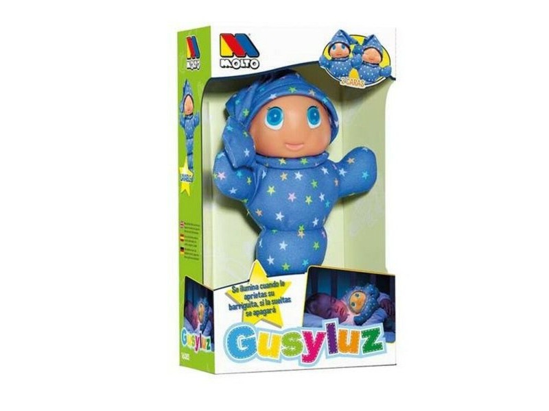 Плюш Gusy Luz Moltó 385 Син Розов Зелен Многоцветен PVC (33 cm)