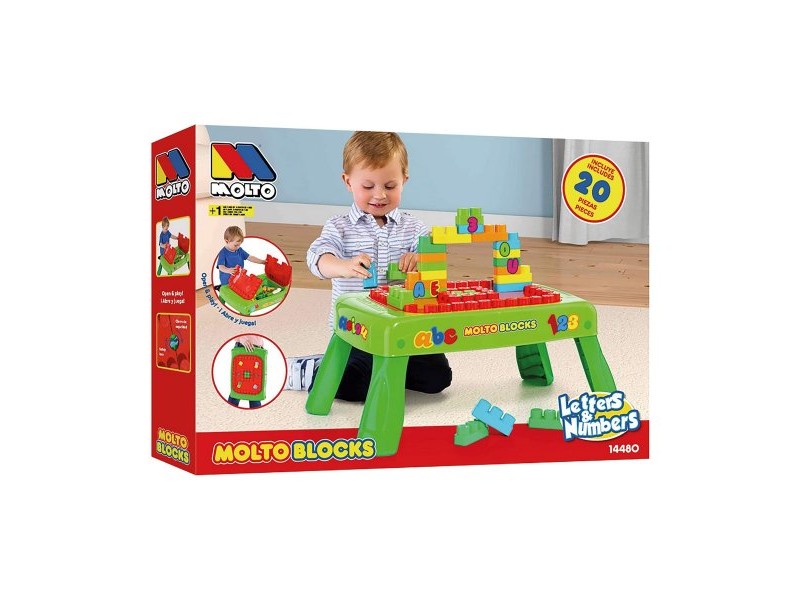 Интерактивна Играчка Moltó Blocks Desk 65 x 28 cm