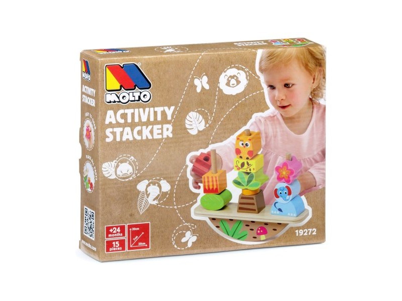 Бебешка играчка Moltó Activity Stacker