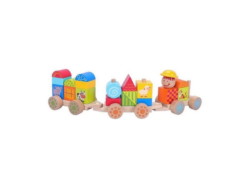 Бебешка играчка Moltó Happy Train 23 Части