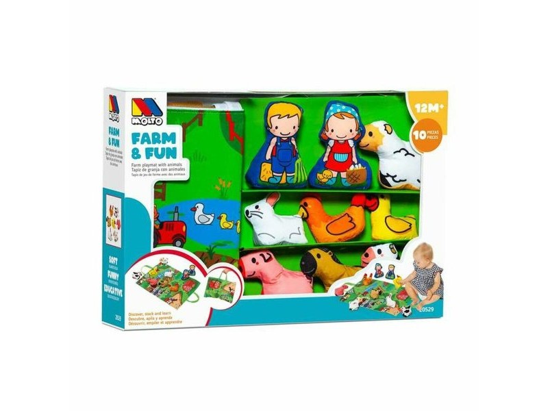 Подложка за игра Moltó Farm and Fun Метал Пластмаса
