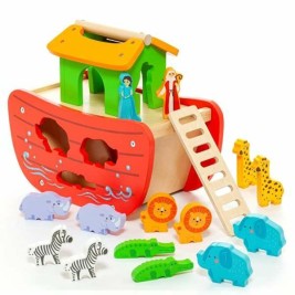 Playset Moltó Noah's ark Дървен 17 Части