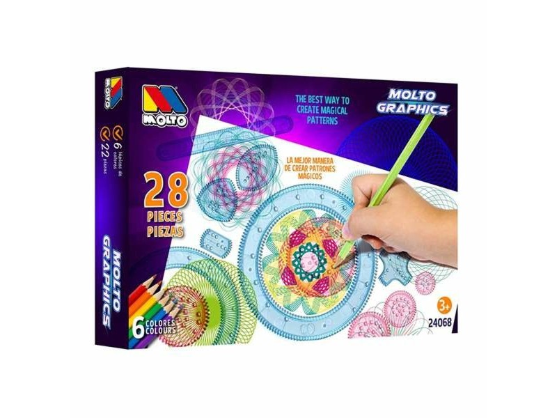 Комплект за Рисуване Moltó Graphics 28 Части
