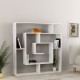Лавица Alexandra House Living Бял Дървен MDP 125 x 129 x 22 cm Лабиринт