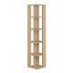 Ъглови Шкафове Alexandra House Living Tamm Дървен MDP 33 x 161 x 33 cm 5 Рафтове