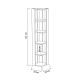 Ъглови Шкафове Alexandra House Living Tamm Дървен MDP 33 x 161 x 33 cm 5 Рафтове