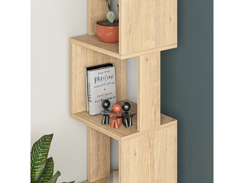 Ъглови Шкафове Alexandra House Living Tamm Дървен MDP 35 x 161 x 2 cm 5 Рафтове