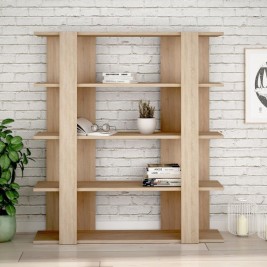Книжарница Alexandra House Living Tamm Дървен MDP 110 x 122 x 29 cm 4 Рафтове