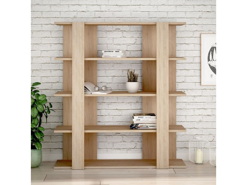 Книжарница Alexandra House Living Tamm Дървен MDP 110 x 122 x 29 cm 4 Рафтове