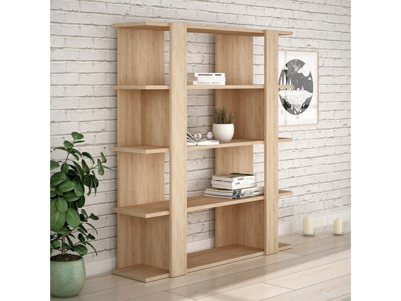 Книжарница Alexandra House Living Tamm Дървен MDP 110 x 122 x 29 cm 4 Рафтове