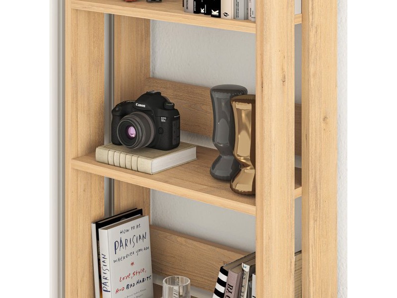 Книжарница Alexandra House Living Tamm Дървен MDP 57 x 155 x 25 cm 5 Рафтове